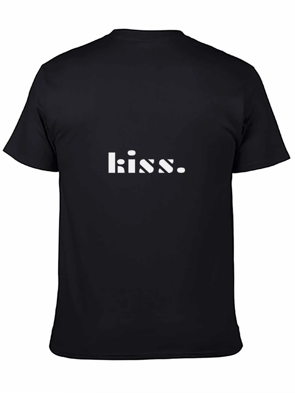 Kiss Graphic Black T-Shirt - Soft Cotton Blend
