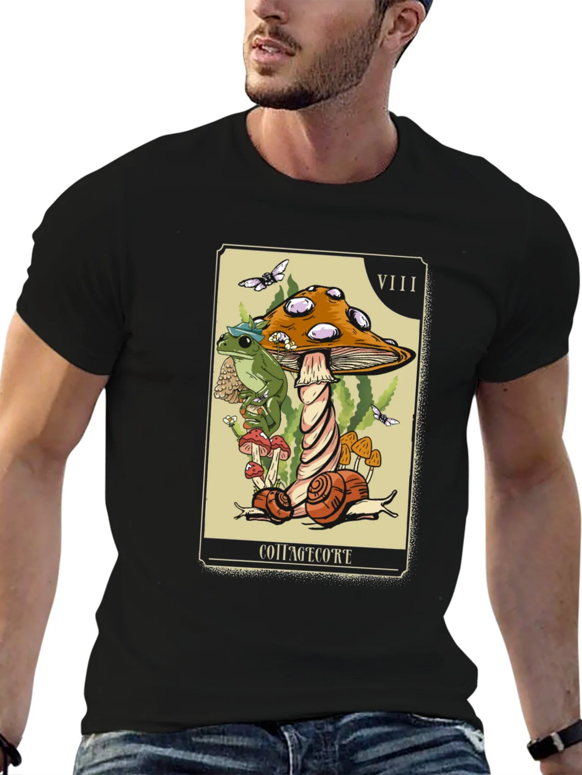 Cottagecore Tarot T-Shirt - VIII Strength