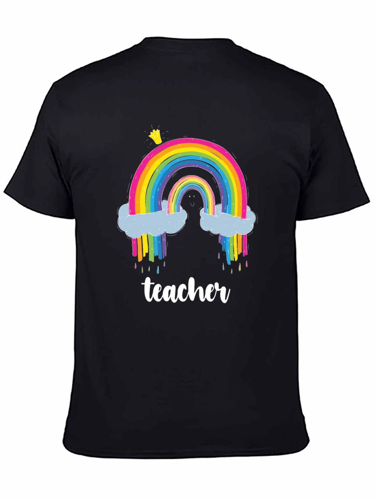 Teacher Rainbow T-Shirt - Colorful & Fun