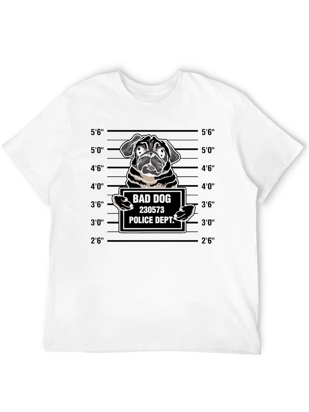 Bad Dog Mugshot Graphic Tee