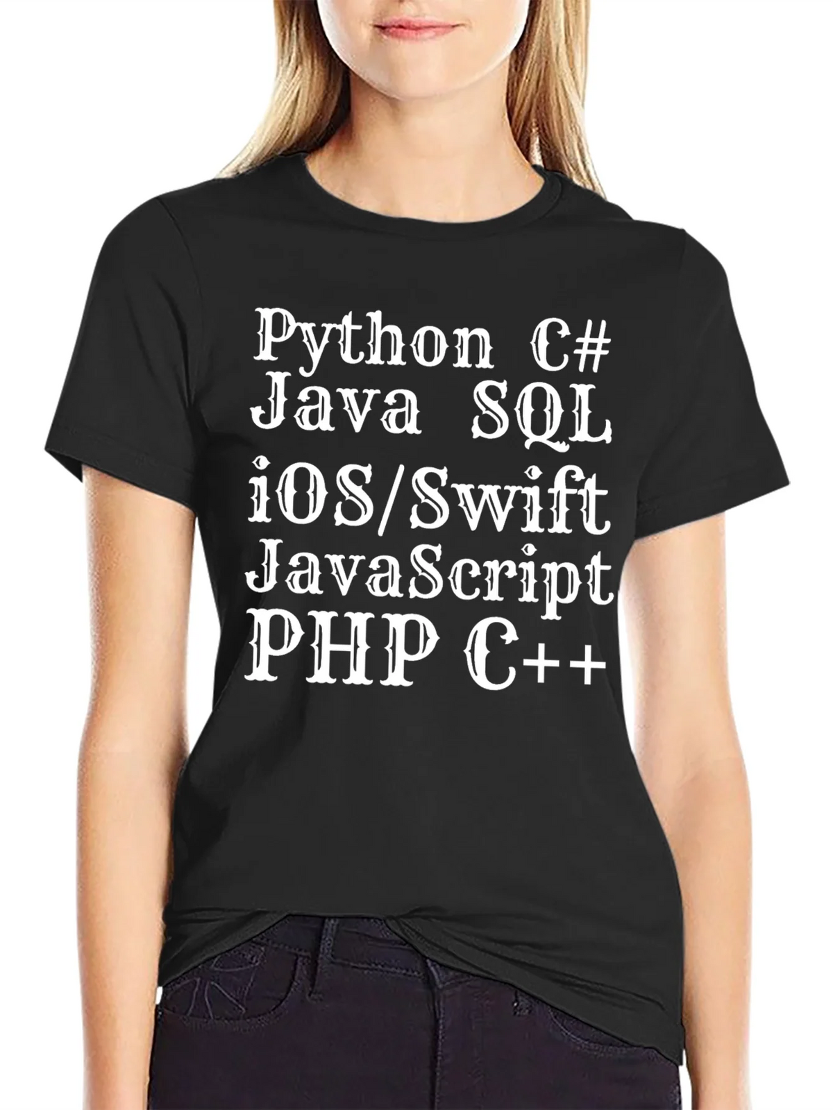 Programmers Choice T-Shirt: Python Java SQL PHP & More!