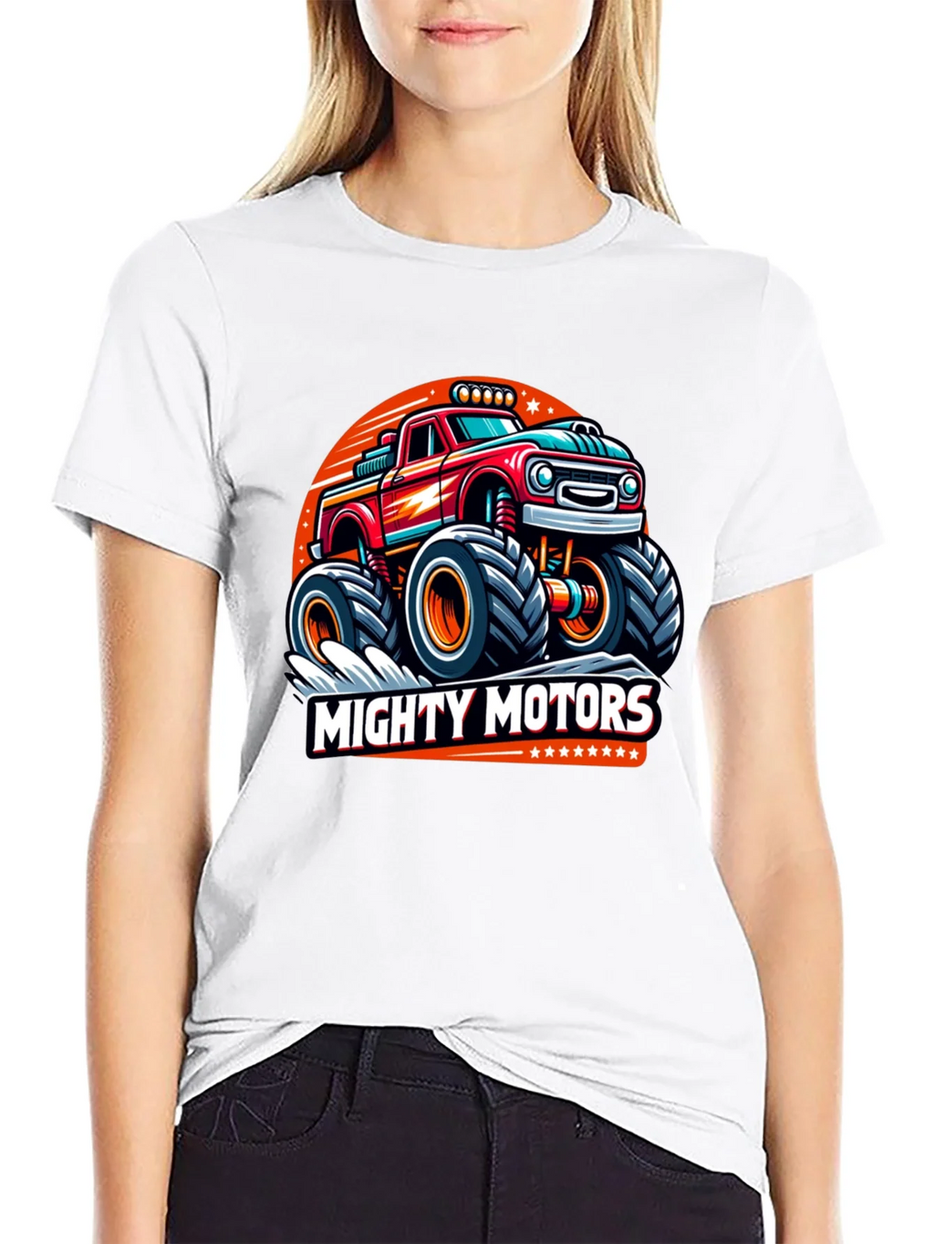 Mighty Motors Monster Truck Graphic Tee