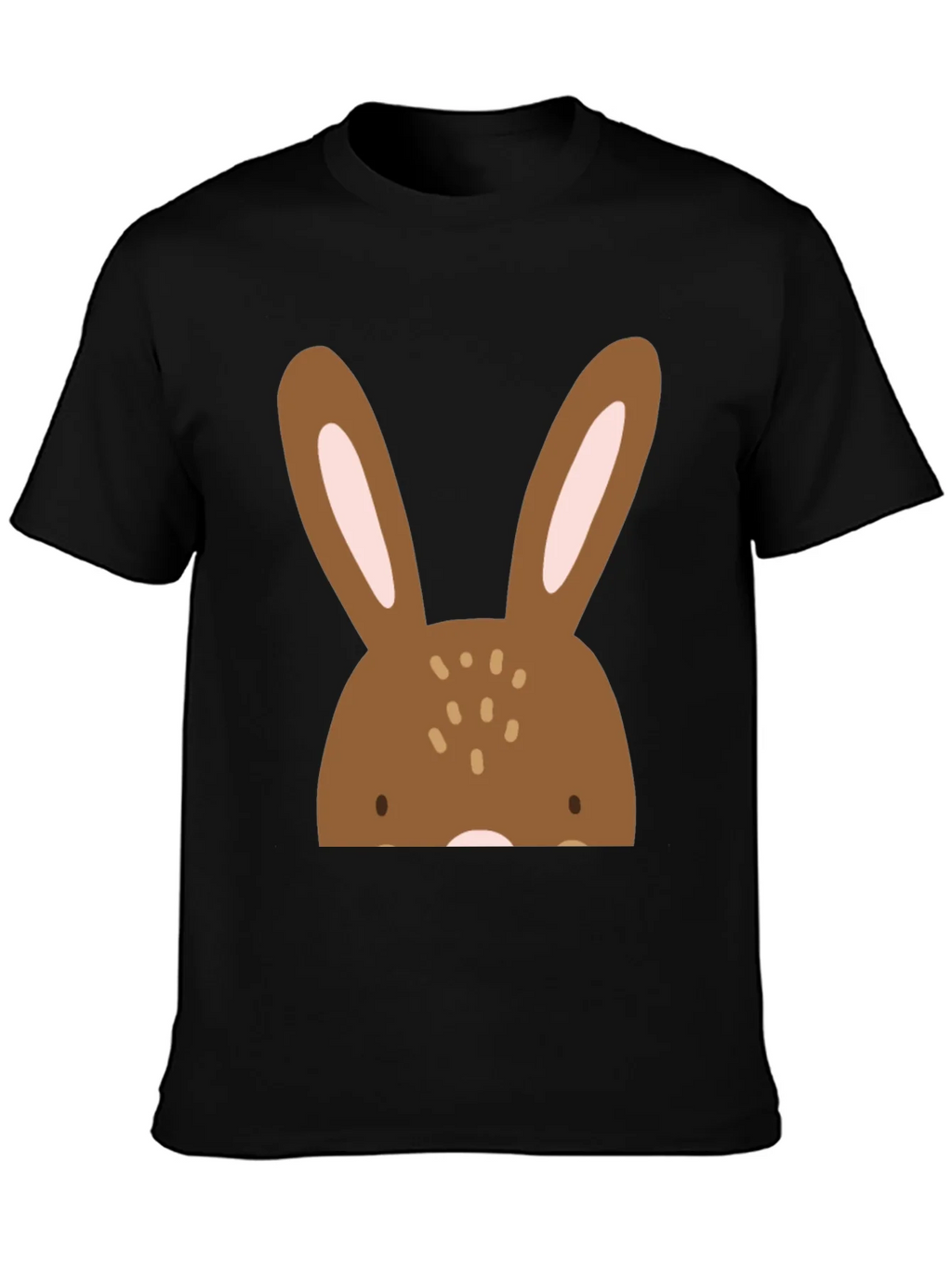 Bunny Graphic Black T-Shirt - Easter Ready!