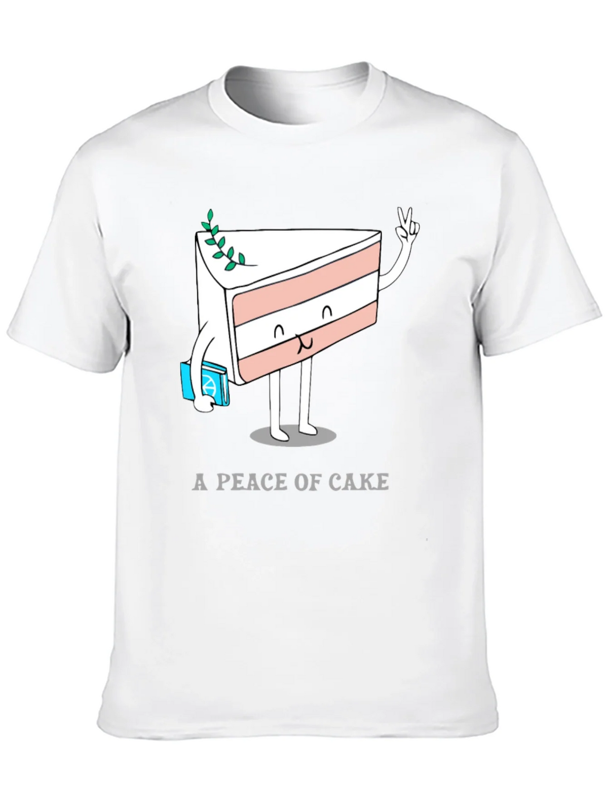 A Piece of Cake T-Shirt - Funny Cartoon Dessert Tee