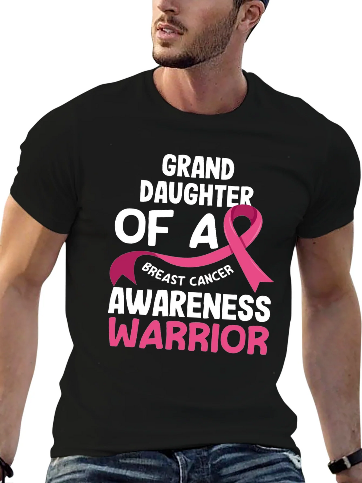 Granddaughter Breast Cancer Awareness Warrior T-Shirt