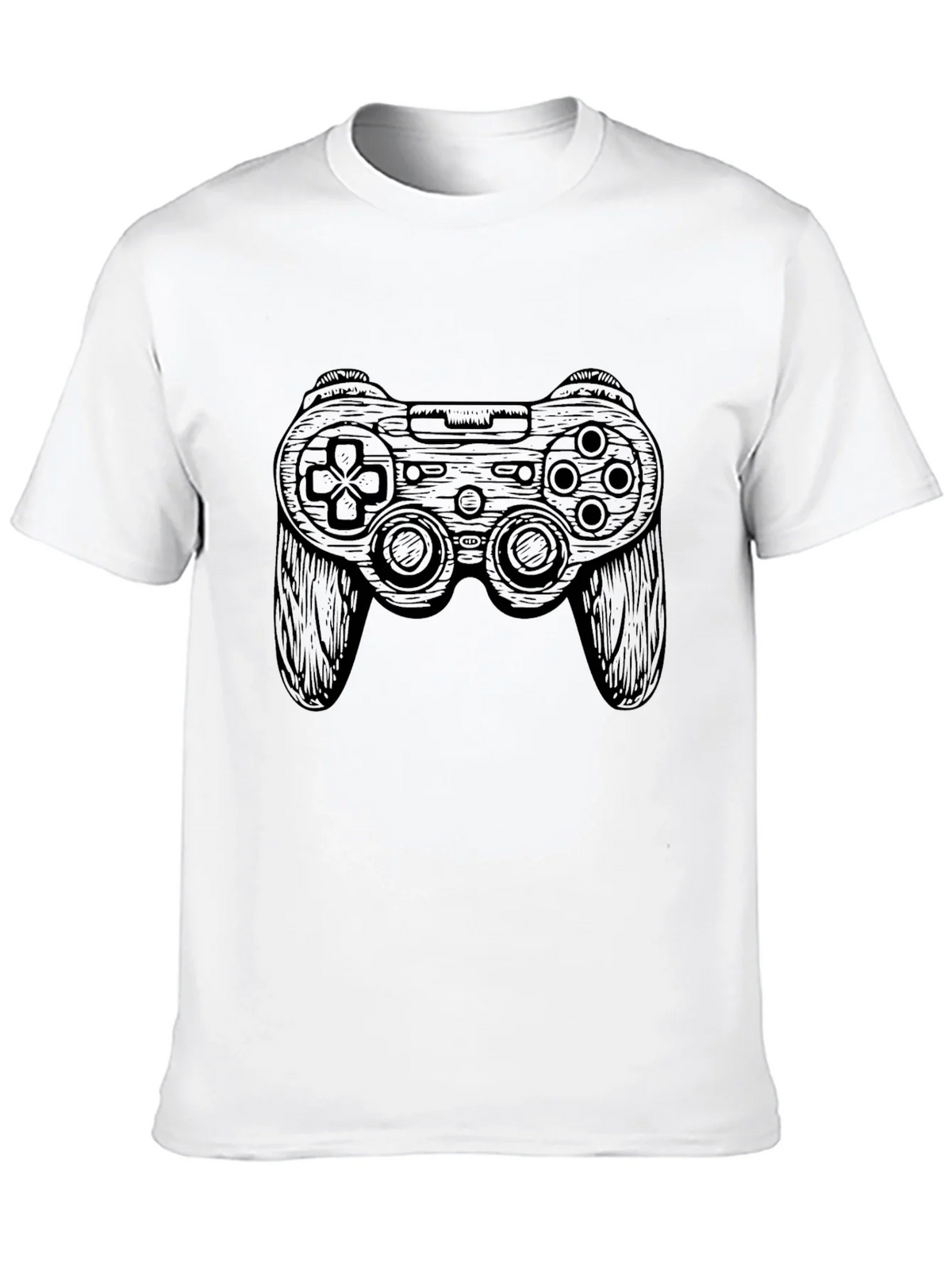 Gaming Controller Graphic Tee - Black